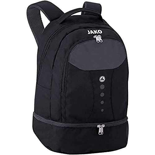 JAKO Unisex Rucksack Striker, Schwarz, EMPTY/NO SIZE