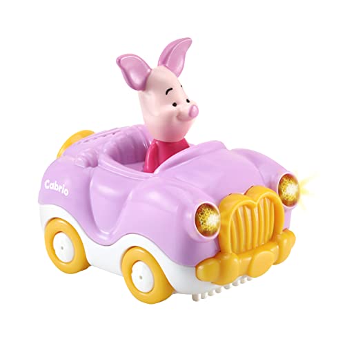 Vtech TUT TUT Baby Flitzer - Ferkels Cabrio – Spielzeugauto mit Musik, spannenden Sätzen und Geräuschen – Für Kinder von 1-5 Jahren