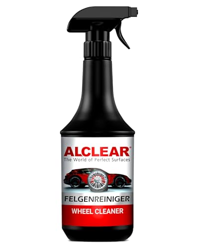 ALCLEAR 721FR Felgenreiniger mit Farbindikator – Säurefrei & Materialschonend – Entfernt Bremsstaub & Flugrost – 1000 ml – Für Alu- & Stahlfelgen – Lila Farbeffekt – Autopflege Made in Germany