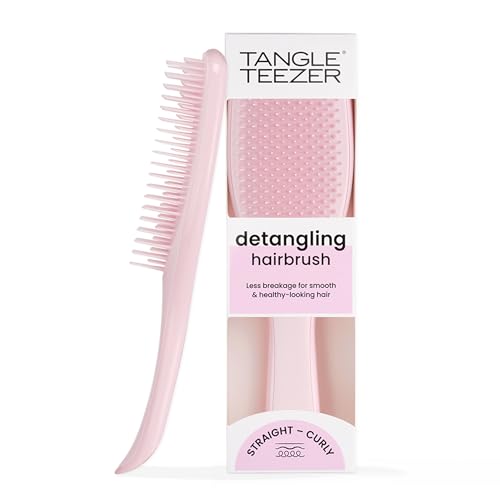 Tangle Teezer Ultimate Detangler Haarbürste – Für Nasses & Trockenes Haar – Entwirrungsbürste für Alle Haartypen – Zweistufige Borsten Reduzieren Haarbruch & Entfernen Knoten – Millennial Rosa