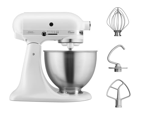 KÜCHENMASCHINE MIT KIPPBAREM MOTORKOPF 4,3 L – CLASSIC - Weiss 5K45SSEWH