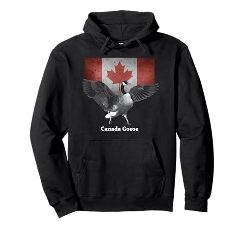 Proud Canadian Flag Canada Goose Tshirt Pullover Hoodie