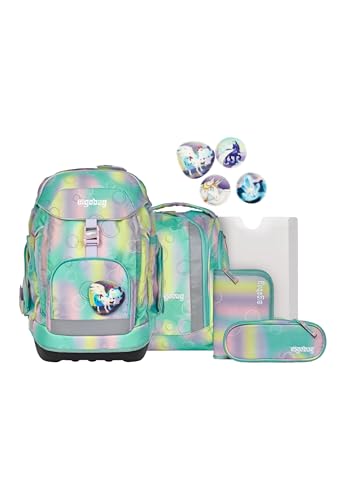 ergobag Maxi Set 6-teilig, ergonomischer Schulrucksack, Vorgänger-Kollektion, Grundschule, ideal für große Kinder ab der 1. Klasse