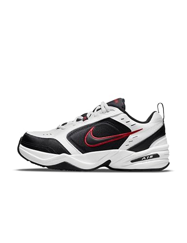 Nike Air Monarch IV Laufschuhe für Herren, Weiß - weiß (White/Black 101) - Größe: 43 EU