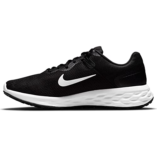 Nike Herren Revolution 6 Laufschuh, Black/White-Iron Grey, 45.5 EU