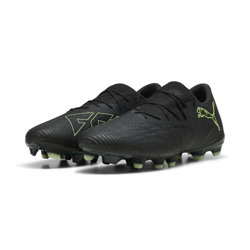 Puma Unisex Future 8 Match Low Fg/AgSoccer Shoe, Puma Black Fizzy Light Green Terrain, 44.5 EU