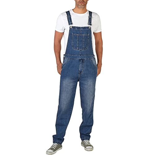 Latzhose Herren Jeans Overalls 90er Latzhose Herren Arbeitshose Blau Jeans Latzhose Herren Freizeit Jeans Overall Herren Latzhose Herren Denim Latzhose Modern Jeans Jumpsuit Herren Lang