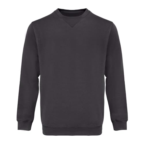 WORK IDEA Männer Crewneck Sweatshirt Arbeitskleidung Pullover Herren Basic Arbeitspullover