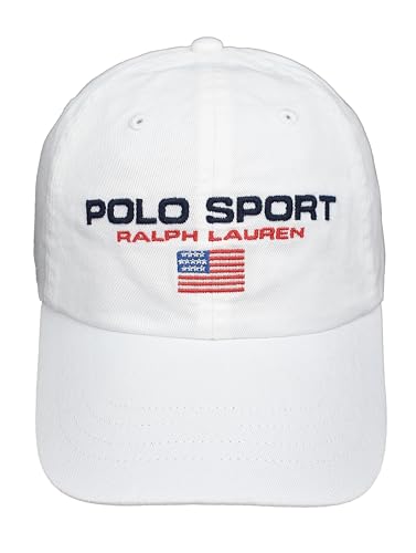 Ralph Lauren Sport Cap Hat Baseball Weiß White One Size