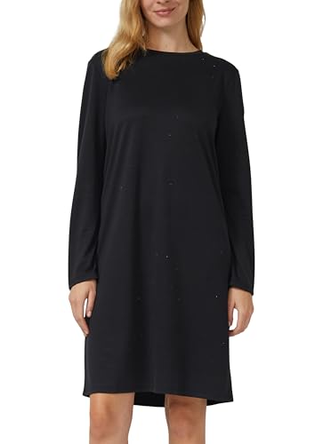 s.Oliver Fließendes Jersey-Kleid mit Schmucksteinen