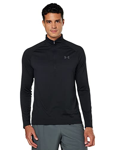 Under Armour Herren Tech 2.0 1/2 Zip, sportliches Longsleeve, schnell trocknendes Langarmshirt für Männer