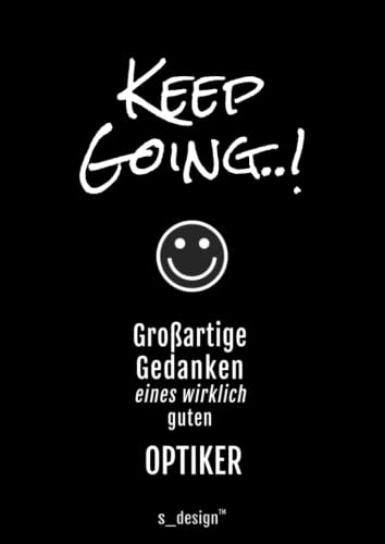 Notizbuch für Augen-Optiker / Optiker: Originelle Geschenk-Idee [120 Seiten liniertes DIN A4 blanko Papier]