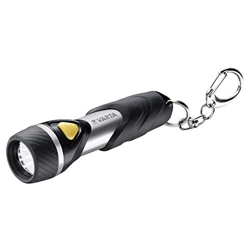 VARTA Taschenlampe LED inkl. 1x AAA Batterien, Day Light Key Chain, handliche Schlüsselleuchte, stoßfeste Taschenleuchte, Schlüsselanhänger ideal für Haushalt, Outdoor