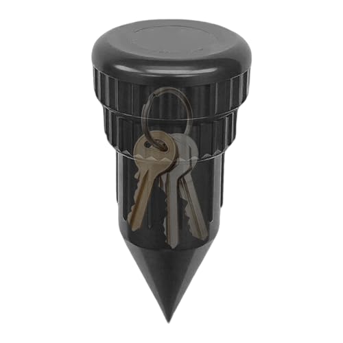 GjnjfdF Schlüssel Versteck - Schlüsselversteck Für Draußen | Sichere wasserdichte Sicherheitsbox Zur Aufbewahrung Für Garage Garten Wohnheim Strandhaus Zimmer