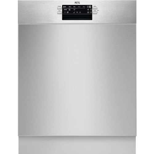 AEG FUS6491AZM Unterbau-Geschirrspüler/Serie 6000 mit SatelliteClean / 60cm / AirDry - ideale Trocknungsergebnisse/C/energiesparend/MaxiFlex Besteckschublade/Display/Startzeitvorwahl