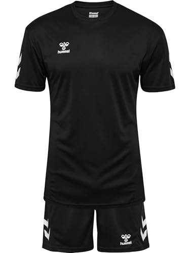 hummel Trikot Set Weiß S, schwarz Herren