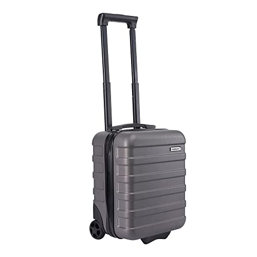 Cabin Max Anode 40x30x20 cm Hardscalen Handgepäck Trolley-Koffer für Untersitz, 24 l, Wizz Air (Grau, 40 x 30 x 20 cm)