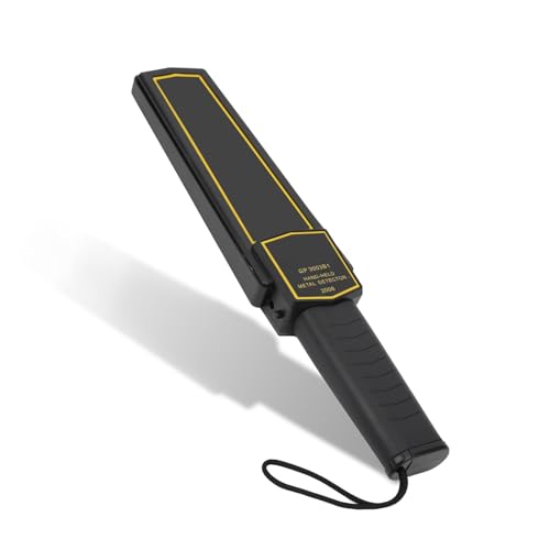 Metalldetektor, tragbar, hohe Empfindlichkeit, mit Schalter mit geringer Empfindlichkeit, für Sicherheitsinspektion, Erkennung von elektronischen Produkten