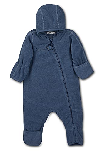 Sterntaler Unisex Baby Overall Overall, Blau (Tintenblau Melange), 74