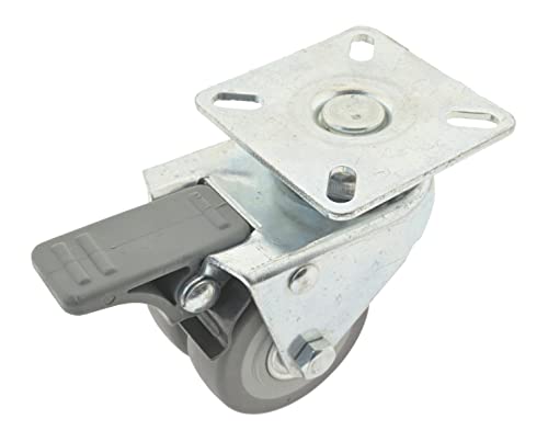 Apparate-Doppelrolle, Lenkrolle mit Totalfeststeller Transportrollen Möbelrollen