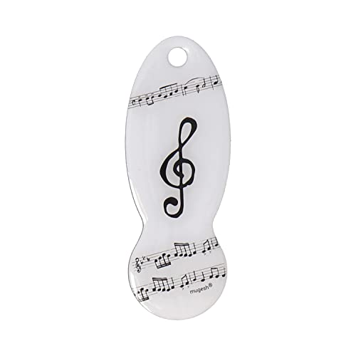 mugesh Einkaufswagenlöser Violinschlüssel - Schönes Geschenk für Musiker (weiß)