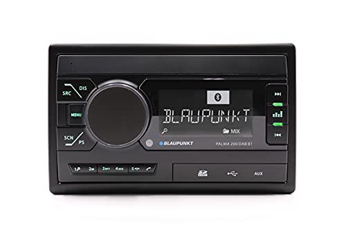 Blaupunkt Palma 200 DAB BT, 2-DIN Autoradio, DAB+, Bluetooth, Freisprecheinrichtung, USB, SD-Kartenleser, Aux-Eingang, 160 Watt, schwarz