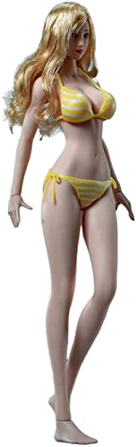 OBEST TBleague Mädchen Gemeinsame Actionfigur,Mit Kopfstyling,Weißem (S37)