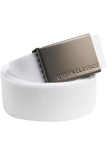 Urban Classics Herren Gürtel Gürtel weiß (White) One Size