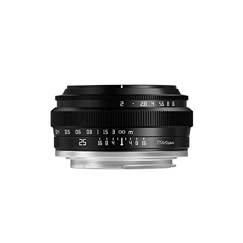 TTArtisan 25mm F2.0 APS-C Manuelles Kamera Objektiv Tragbar Kostengünstig Hochformat Menschheit Straße Stillleben Objektiv für Sony E Halterung