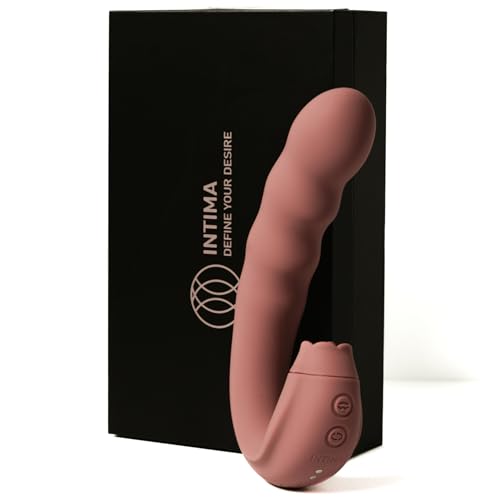 INTIMA Klitoris Stimulator & Druckwellenvibrator für Sie | Klitoris Sauger | G Punkt Vibrator & Vibration für Frauen | Dildo | Vibratorensets für Frauen | Sex Spielzeug für Paare | Zunge | Lecken
