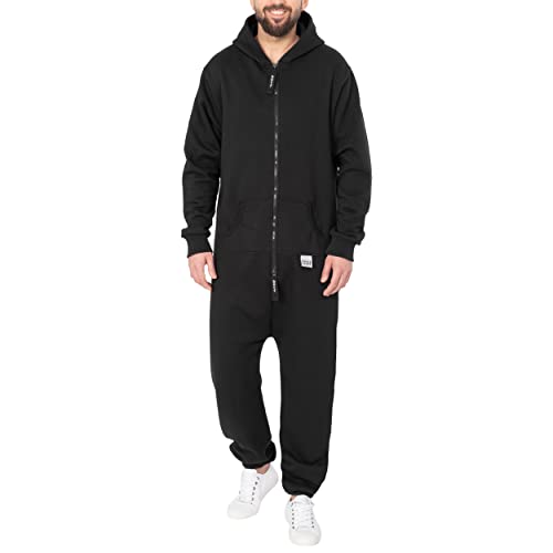 Basisstoff Sheeesh Herren Jumpsuit Schwarz Gr. XL