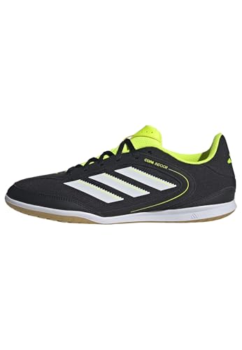 Adidas Unisex COPA Indoor Court Club Indoor Football Boots, core Black/FTWR White/Lucid Lemon, 44 2/3 EU
