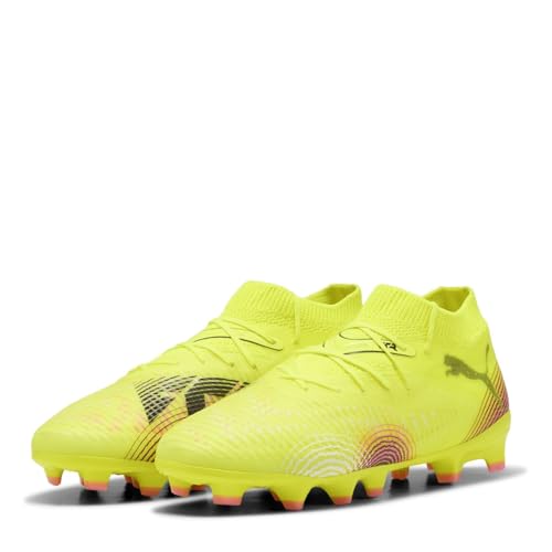 PUMA Future 8 PRO FG/AG, Unisex Fussballschuh, Yellow ALERT-PUMA Black-Sun Struck,