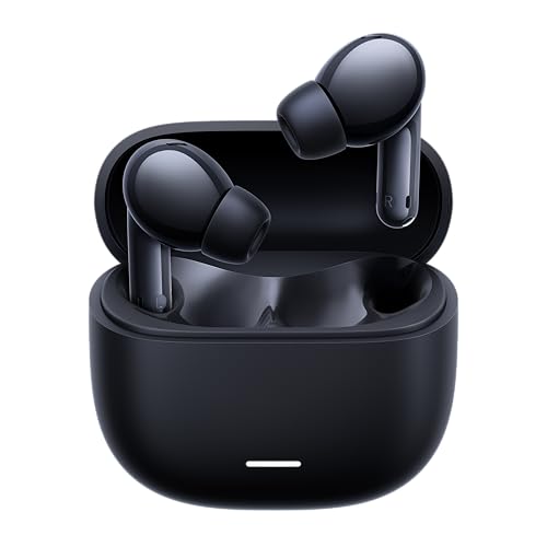 Redmi Buds 6 Lite - In-Ear Kopfhörer, dynamisches 40dB Active Noise Cancellation, bis 37 Stunden Akkulaufzeit, Titan-Membran mit 4 Soundeinstellungen, AI-Rauschunterdrückung, Google Fast Pair, Schwarz