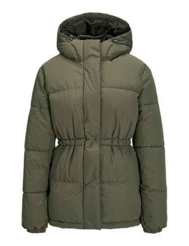 JJXX Damen Jxworld Puffer Jacket OTW Act Pufferjacke, Dusty Olive, S