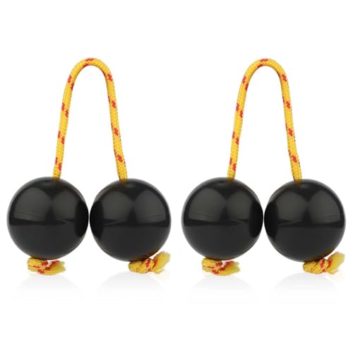2 Paar Kashaka Aslatua Shaker, Aslatua Instrument Rhythmic Ball Handpercussion Afrikanische Traditionelle Musikinstrumente für Kinder Erwachsene Hochzeit Partys Musik Unterricht