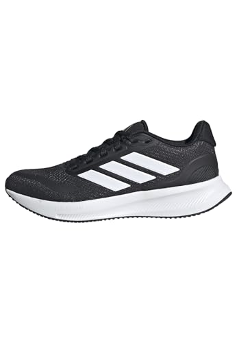 Adidas Unisex Kinder RUNFALCON 5 Shoes JUNIOR, Core Black/Cloud White/Core Black, 40 EU