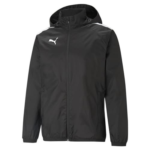 PUMA Herren Teamliga All Weather Jacket Sweater, Puma Black-puma Black, L EU