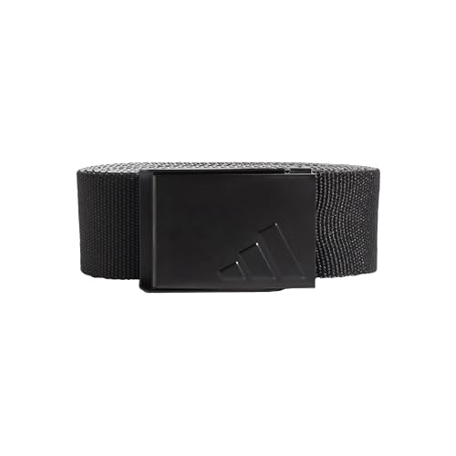 adidas Herren REVERSIBLE WEBBING BELT, Black/Grey Two, One Size