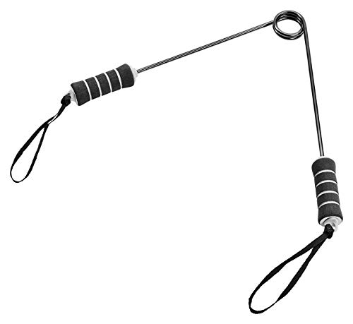 Bad Company Thai Master Königsfeder I Biegehantel mit Einer Biegekraft von 20 kg für Unterarm- und Oberarmtraining inkl. 8 mm Widerstandsfeder