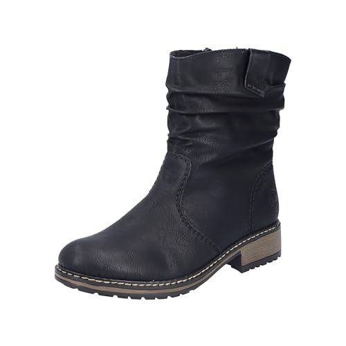 Rieker Damen Z6881 Stiefeletten, Schwarz, 38 EU