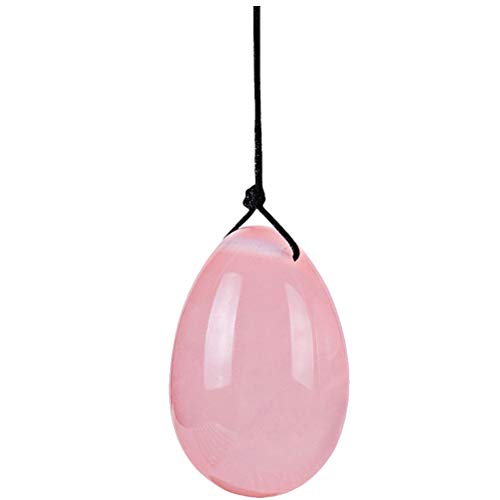 Healifty Yoni Ei Jade Ei für Kegel Übung Rosa Natürlichen Kristall Beckenboden Muskel Massage Ball für Frauen 3X2x2cm