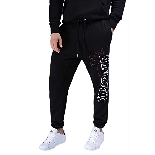 Lonsdale Herren Jogginghose Dartford Normale Passform, Black, 5XL
