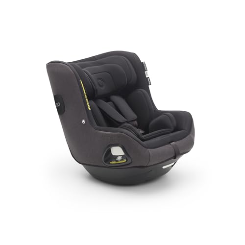 Bugaboo Owl by Nuna Isofix Kindersitz von der Geburt bis 4 Jahre, 0-18 kg. 360 Grad drehbar, Gruppe 0+/1, ultimativer Komfort und Sicherheit, verstärkte Schale und seitlicher Aufprallschutz, Black