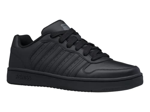 K-Swiss Herren Court Palisades Sneaker, Black Black 06931 001, 44 EU