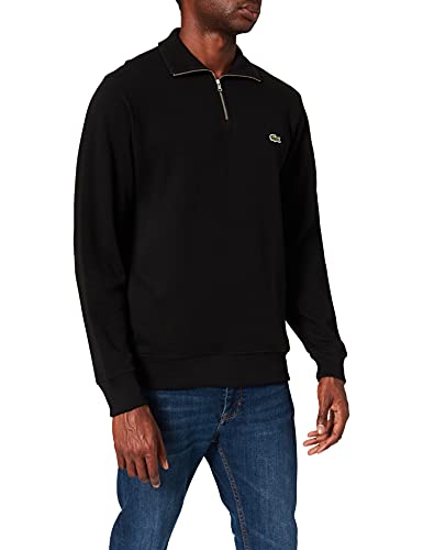 Lacoste Herren SH1927 Sweatshirt, Noir, L