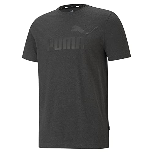 Puma Herren ESS Tee T-Shirt, Dark Gray Heather, XL