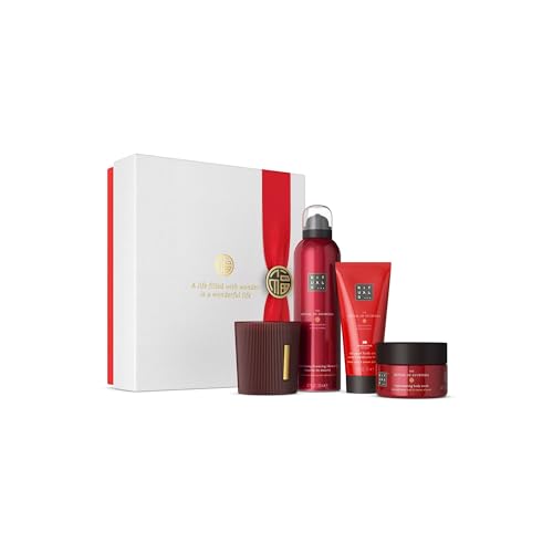 RITUALS Geschenkset The Ritual of Ayurveda, Medium – Geschenkbox mit Produkten für die Körperpflege mit indischer Rose und Süßmandelöl – Ausgleichender Duft