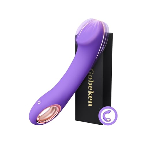 Gobeken Vibration für frauen Vibrator Dildo mit 10 Vibrationsmodi, Sex Spielzeug für die Frau Paare Männer, Vibratorensets für Frauen 30-Grad Winkeldesign, Sexspielzeug für Männer Liebeskugeln Lila