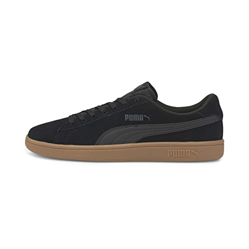 PUMA Unisex Puma Smash V2 Sneaker, Puma Black Puma Black, 43 EU
